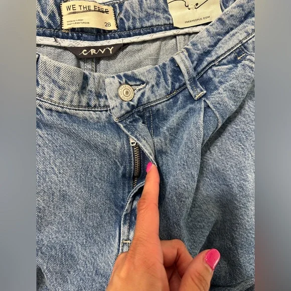 Free People CRVY Antonia Culotte Crop Size 28 - Picture 9 of 15